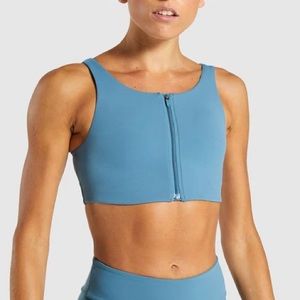 Teal Gymshark Sports Bra